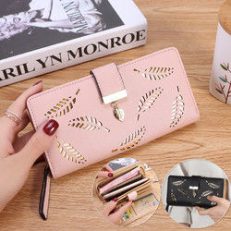 Women PU Leather Large Capacity Zipper Pouch Card Slot Wallet for Xiaomi Moible Phone Under 5.5 Inch Non-original