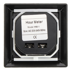 Timer Square Counter Digital 0-99999.9 Hour Meter Hourmeter Gauge AC220-240V 4 Timer Square Counter Digital 0-99999.9 Hour Meter Hourmeter Gauge AC220-240V - Image 4