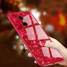 Bakeey?„? Shell Bling Glossy Tempered Glass Mirror Surface Protective Case Cover for Xiaomi Mi Mix 2