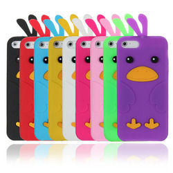 Colorful Cute Lovely Chick Shaped Soft Silicone Case For iPhone 5 1 Colorful Cute Lovely Chick Shaped Soft Silicone Case For iPhone 5