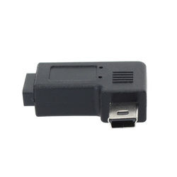 Mini USB Male to MICRO USB Female Adapter Black 2 Mini USB Male to MICRO USB Female Adapter Black - Image 2