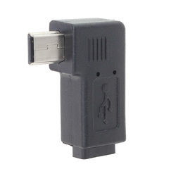 Mini USB Male to MICRO USB Female Adapter Black 3 Mini USB Male to MICRO USB Female Adapter Black - Image 3