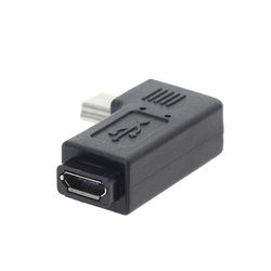 Mini USB Male to MICRO USB Female Adapter Black 4 Mini USB Male to MICRO USB Female Adapter Black - Image 4
