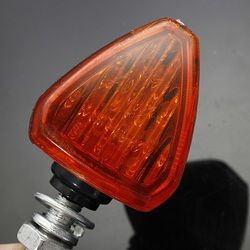 Motorcycle Motor Bike Turn Signal Indicators Light Lamp Amber 4 Motorcycle Motor Bike Turn Signal Indicators Light Lamp Amber - Image 4
