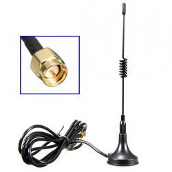 SMA Male Crimp GSM GPRS 433MHz Antenna 3dbi Magnetic Base 1 SMA Male Crimp GSM GPRS 433MHz Antenna 3dbi Magnetic Base