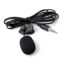 Collar Mini 3.5mm Tie Lapel Lavalier Clip Microphone For Lectures Teaching 2