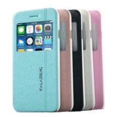 KLD Window View PU Leather Case For iPone 6 6s