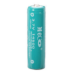 10pcs MECO 3.7V 1200mAh Rechargeable 14500 Li-ion Battery 4 10pcs MECO 3.7V 1200mAh Rechargeable 14500 Li-ion Battery - Image 4