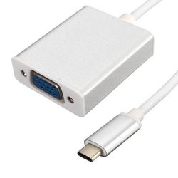 USB 3.1 Type-C Male To VGA Female Adpater Cable Converter 2