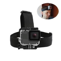 SHOOT Elastic Harness Head Strap for GoPro Hero 7 5 6 3 4 Session Sjcam Sj4000 Yi 4K Eken h9 Camera Mount for Go Pro 7 Accessory 1