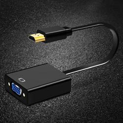 HDMI To VGA PS4 Adapter Converter Male To Famale HDMI To VGA Adapter Conversor With Audio Cable for HDTV PC Laptop Tablet 1