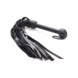 Strict Leather Premium Deerskin Flogger- Black 1 Strict Leather Premium Deerskin Flogger- Black