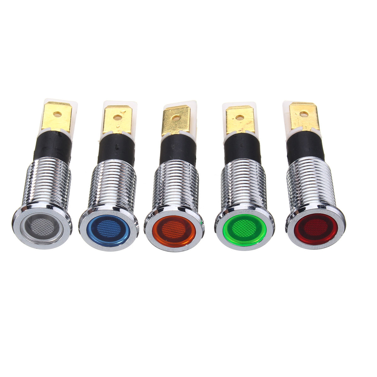 12V 10mm LED Dashboard Dash Indicator Warning Signal Light Lamp 1 12V 10mm LED Dashboard Dash Indicator Warning Signal Light Lamp