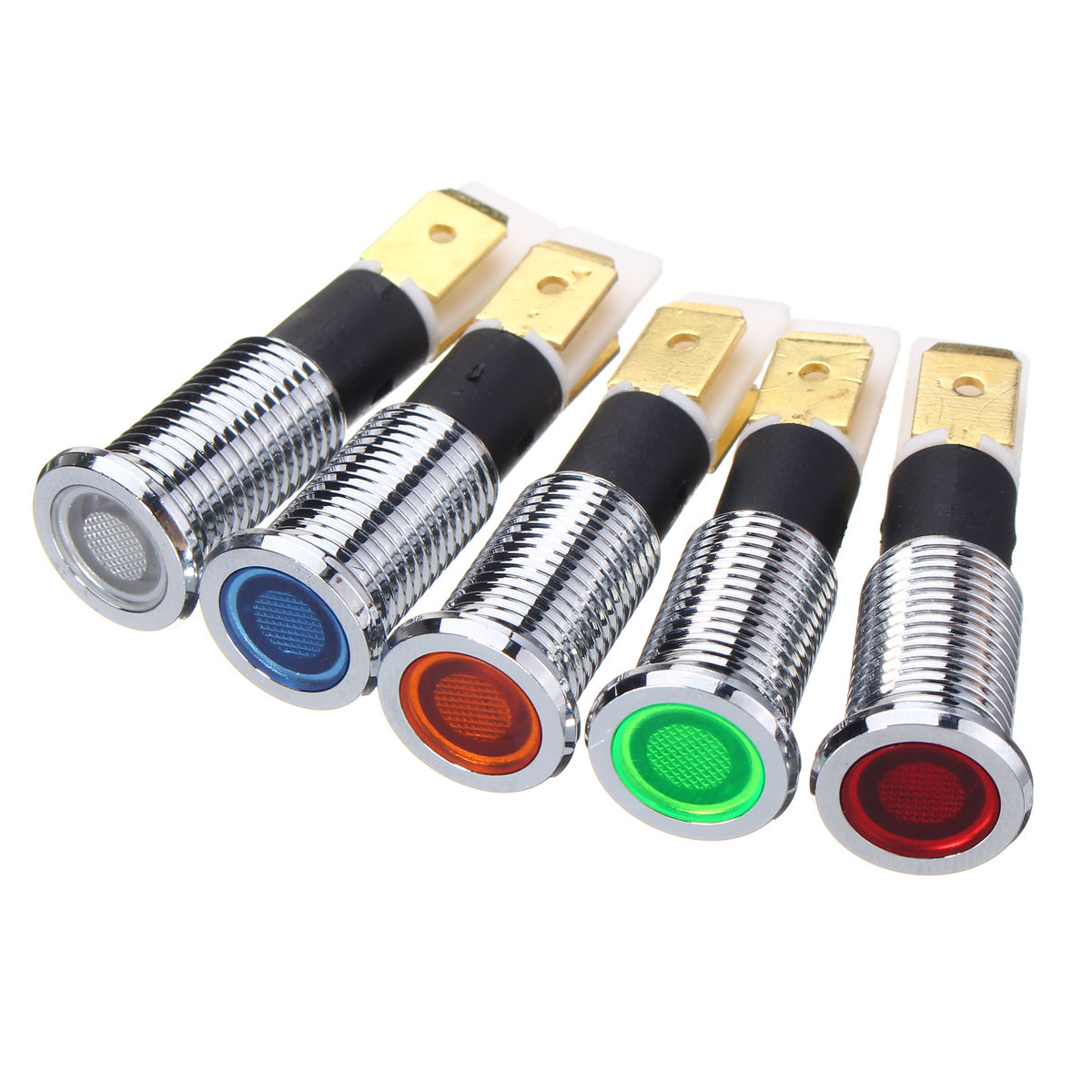 12V 10mm LED Dashboard Dash Indicator Warning Signal Light Lamp 2 12V 10mm LED Dashboard Dash Indicator Warning Signal Light Lamp - Image 2