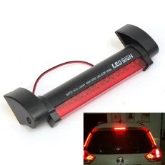 12V Universal Red 14 LED Car Auto Third 3rd Brake Rear Tail Light High Mount Fog Stop Warning Lamp