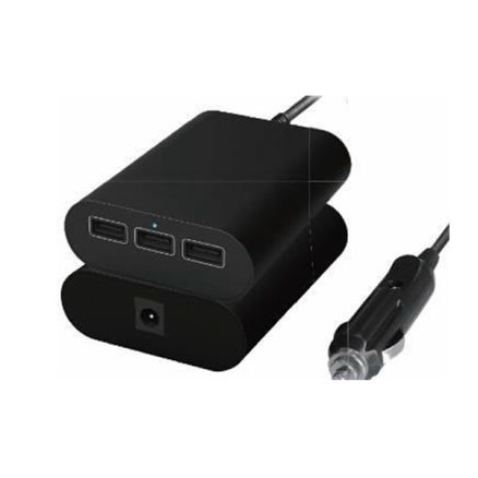 Car Charger 3 Port Vehicle Adapterfor iPhone iPad Mobile Samsung Mp4 GPS 2.4A 36W Intelligen 2