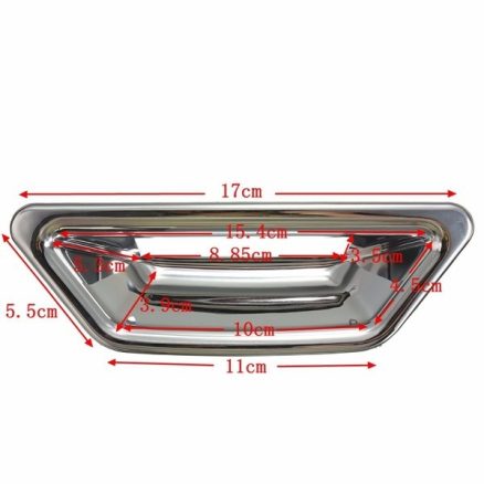 ABS Chrome Plated Car Rear Door Bowl Handle Cover For 14-15 Nissan X-Trail Rogue 4