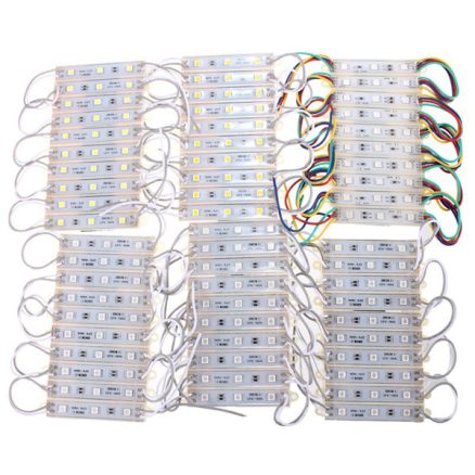 10 Pieces 5050 SMD 30 LED Module Rigid Strip String Light Multi-Colors Waterproof DC 12V 4