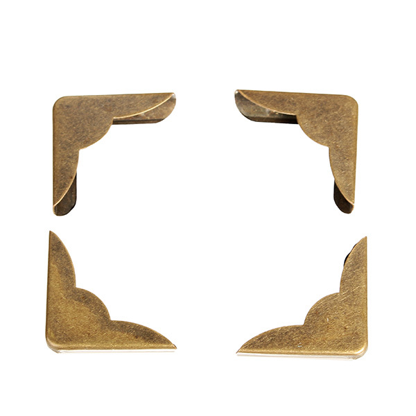 4 pcs Antique Corner Protector Corner for Notebook Scrapbooking Albums Menus Folders 4 4 pcs Antique Corner Protector Corner for Notebook Scrapbooking Albums Menus Folders - Image 4