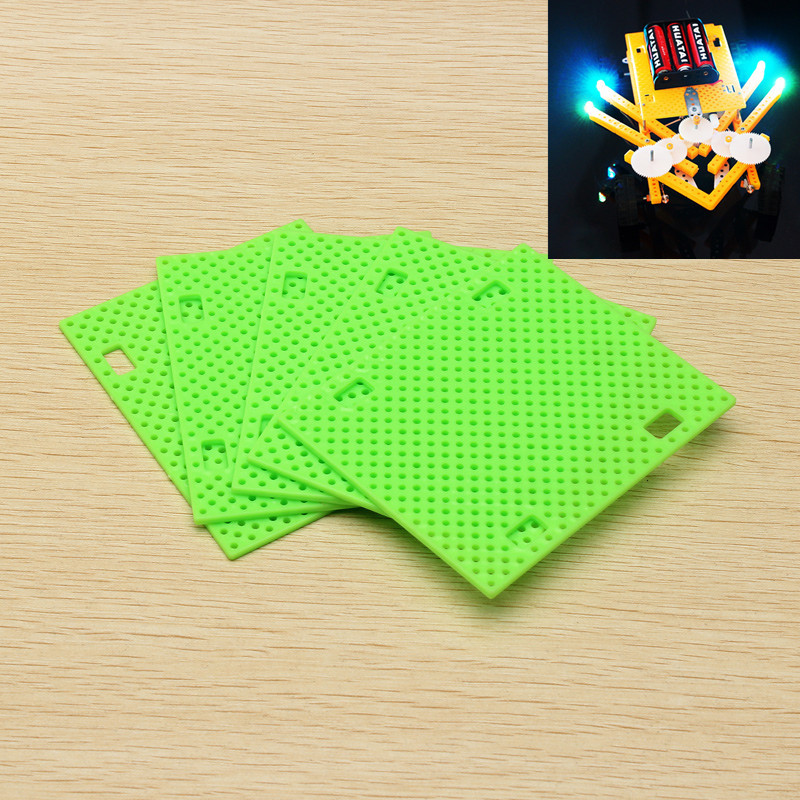 Kaka DIY Fixed Car/Robot Board For 2/4 Channel RC Car Module Colorful Plastic DIY Board 2 Kaka DIY Fixed Car/Robot Board For 2/4 Channel RC Car Module Colorful Plastic DIY Board - Image 2