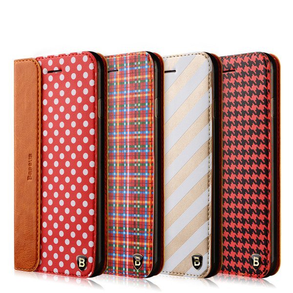 BASEUS Flip PU Leather Stand Holder Card Slots Case Cover For Apple iPhone 6 6S 6Plus 6S Plus 2