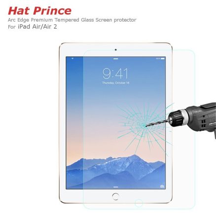 Hat Prince 0.33mm 2.5D Premium Tempered Arc Edge Tempered Glass Screen Protector For iPad Air/Air 2 2