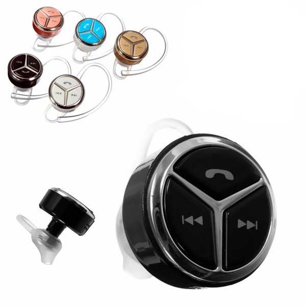 Mini Wireless bluetooth In-Ear Headset Voice Prompt Earphone Stereo Headphone For Iphone Samsung HTC Xiaomi 2