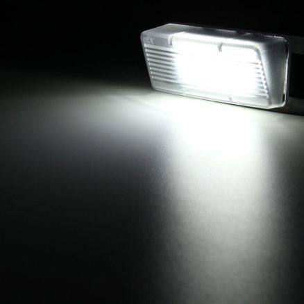 Pair 18LED Number License Plate Light Lamp Bulb White For Nissan Infiniti G37 G35 7
