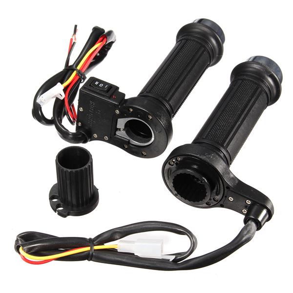 Motorcycle 7/8inch 22mm Heated Handlebar Grip Warm Universal 3 Gears 2