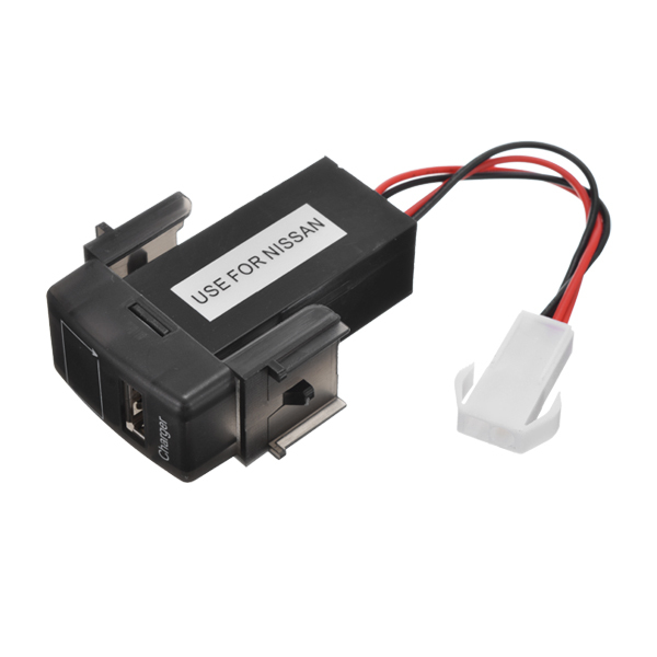 JZ5002-1 Jiazhan Car Battery Charger Volt Meterr 2.1A USB Port Dedication Modify Only for Nissian 1