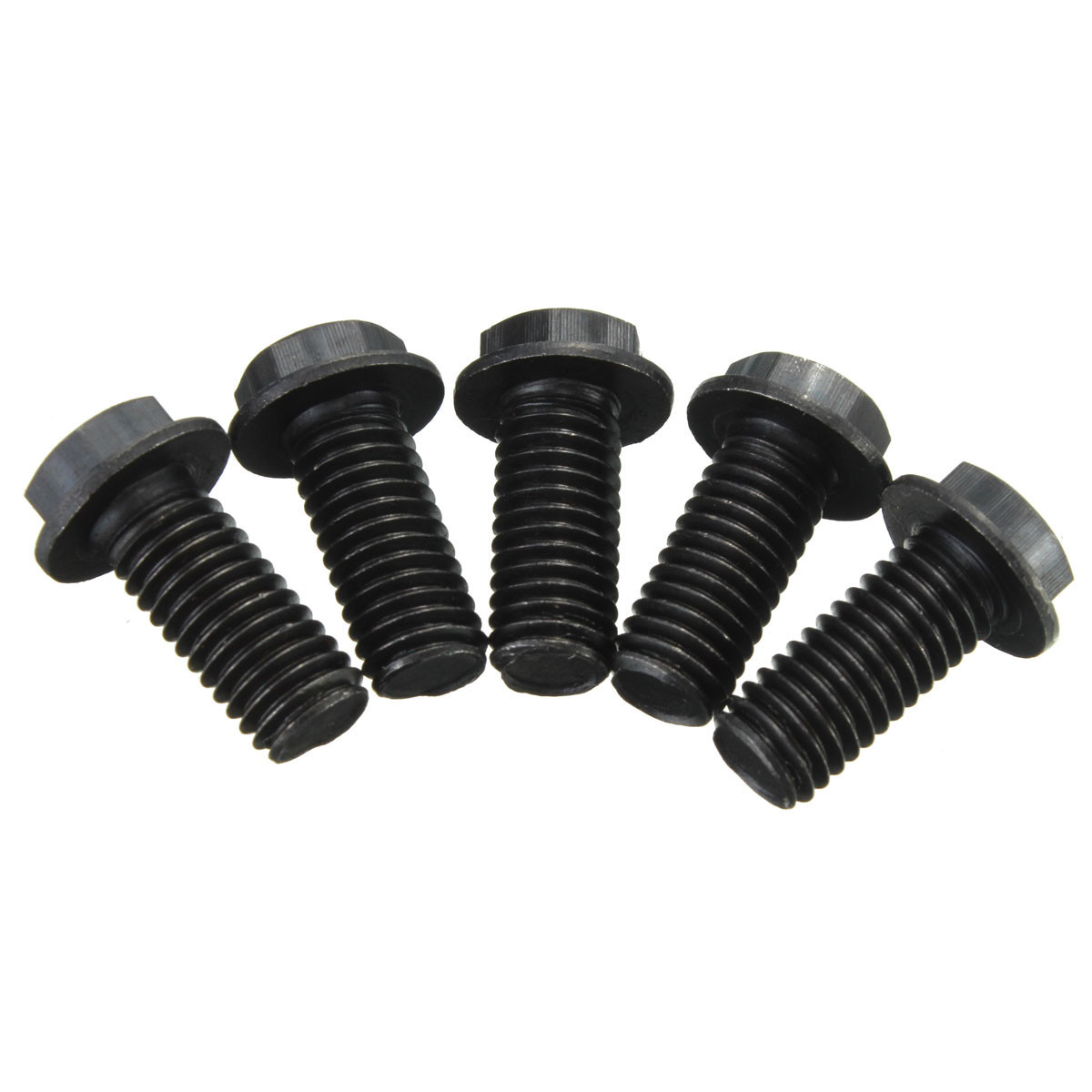 Saw Blade Bolt 18mm Left Hand Thread Black Metal Hex Head Flange 4 Saw Blade Bolt 18mm Left Hand Thread Black Metal Hex Head Flange - Image 4