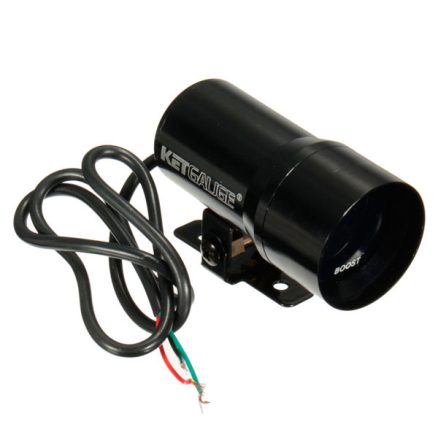 12V 37mm Micro Red Digital LED Bar Turbo Boost Gauge Meter Smoke Len Black Shell 2