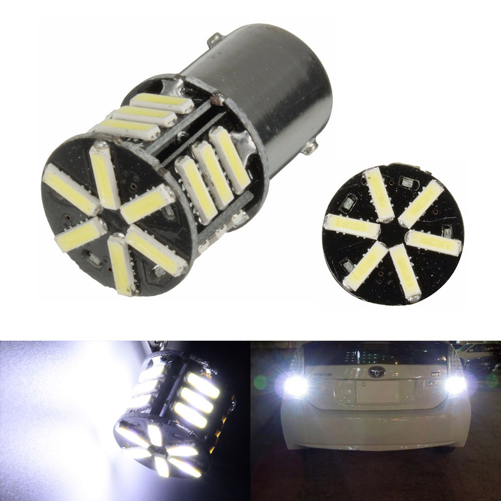 1156 BA15S LED Brake Lights Car Tail Turn Signal Reverse Bulb 5W 500LM DC12V White 1Pcs 1