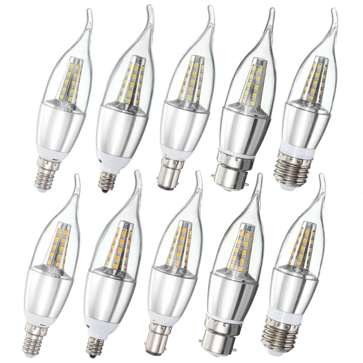 E27 E14 E12 B22 B15 6W 35 SMD 2835 LED Warm White White Candle Light Lamp Bulb AC85-265V 2 E27 E14 E12 B22 B15 6W 35 SMD 2835 LED Warm White White Candle Light Lamp Bulb AC85-265V - Image 2