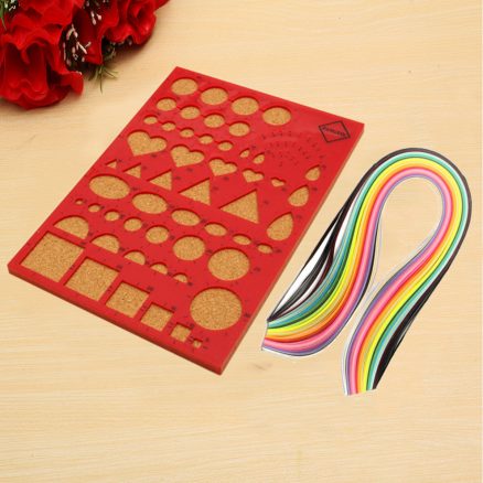 1 Set Creations Paper Quilling Kit Slotted Tools Pins Tweezer Board DIY Craft 2