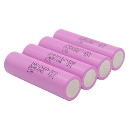 4Pcs INR18650-30Q 3000mAh 20A Discharge Current 18650 Power Battery Unprotected Button Top 18650 Battery For Flashlights E Cig Tools 2
