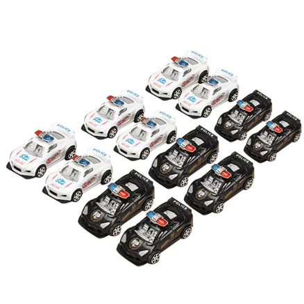12xHZ Slide Racing Car Toys with Light Police Car Color Random 1