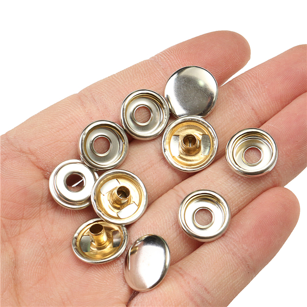 25X Caps Buttons & 25X Sockets Boat Snaps Canvas Dot Snap Rivets 7 25X Caps Buttons & 25X Sockets Boat Snaps Canvas Dot Snap Rivets - Image 7