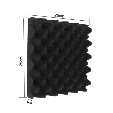 25x25x5cm Soundproofing Triangle Sound-Absorbing Noise Foam Tiles 5