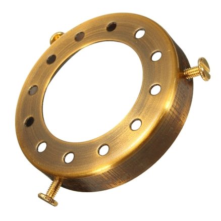 2-1/4"Solid Brass Uno Thread Shade Fitter Industrial Retro Pendant Light Holder 3