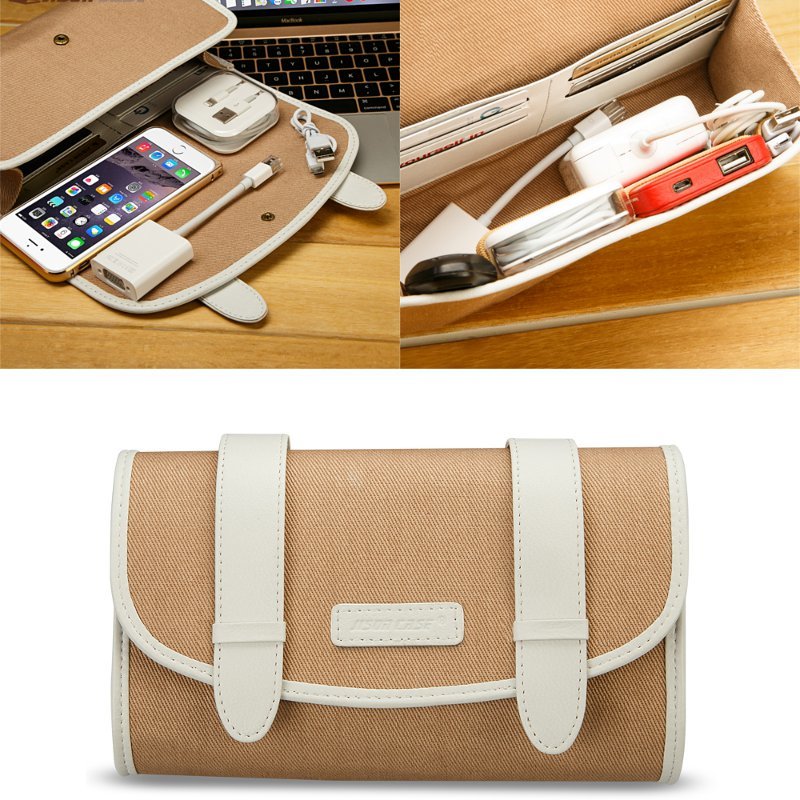 Jisoncase Digital Products Bag Power Bank Bag Organizer Phone Bag Mouse Cable Flash Disk Organizer 2
