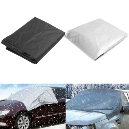 170cmx110cm Car Wind Shield Snow Cover Sunshade Waterproof Protector with Hook 1