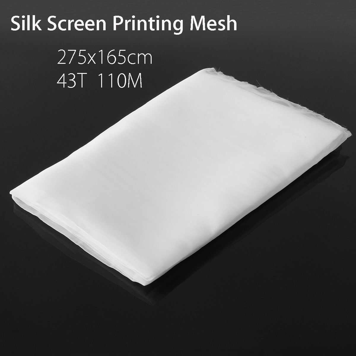 43T 110M White Polyester Silk Screen Printing Mesh Fabric Textile 275x165cm 2