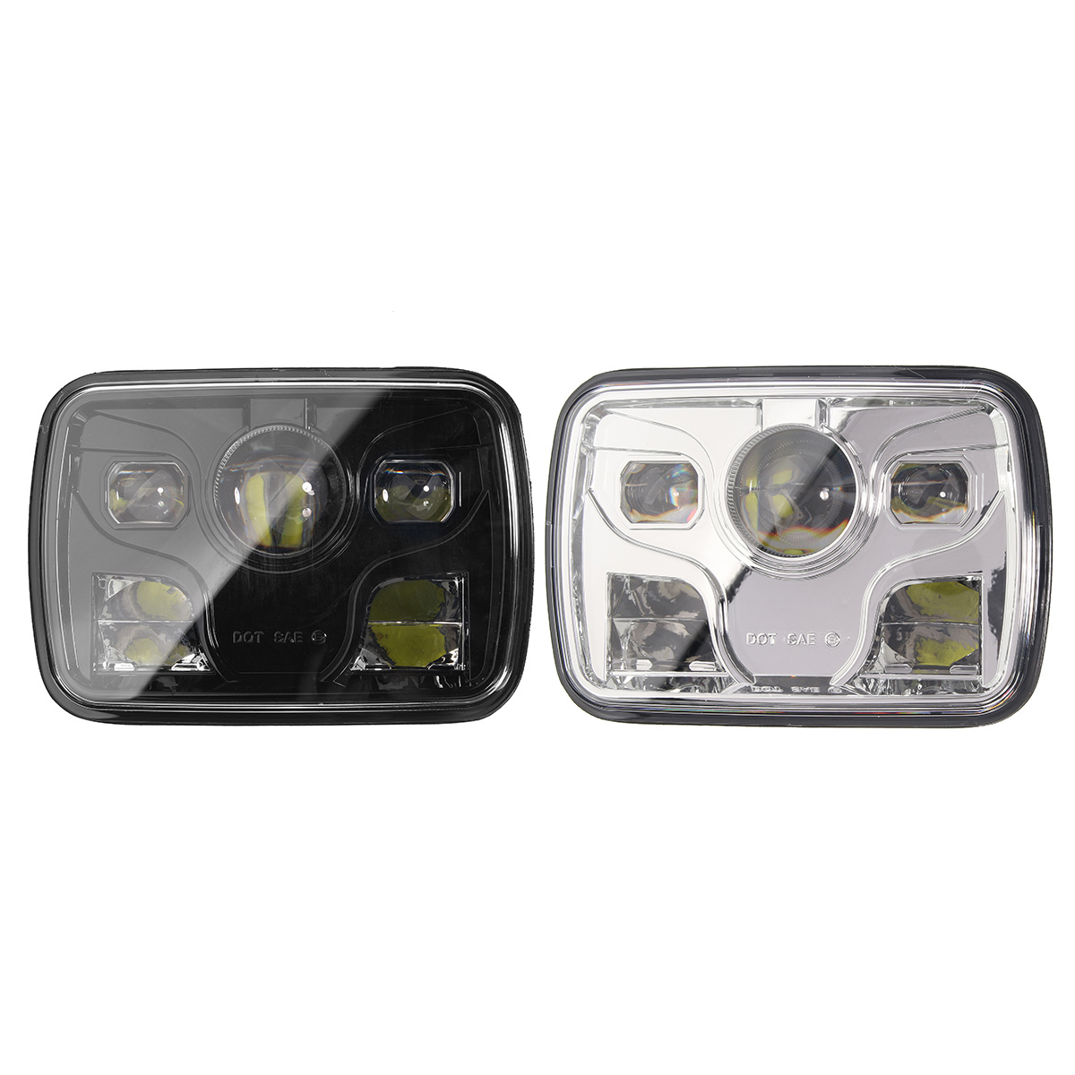 7x6inch LED DRL 32W HID Bulbs High/Low Beam Front Headlight Headlamp Assembly 2 7x6inch LED DRL 32W HID Bulbs High/Low Beam Front Headlight Headlamp Assembly - Image 2