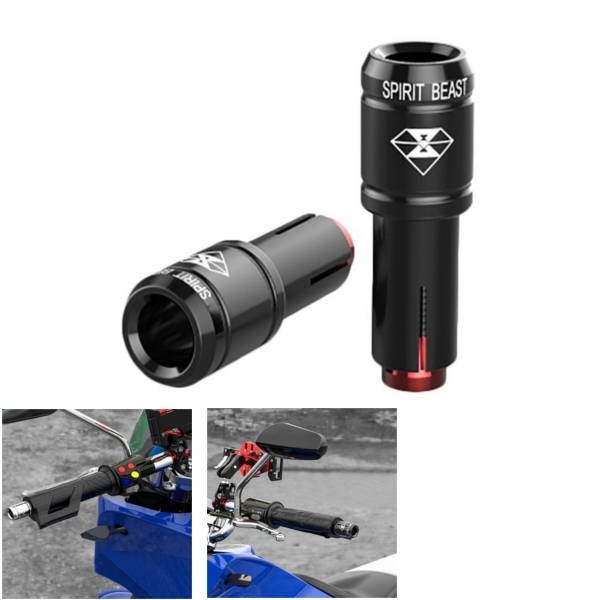 Pair Vintage Motorcycle Handle Handlebars Grips Levers Two-way Bars Electric Scooter 13mm-20mm 2 Pair Vintage Motorcycle Handle Handlebars Grips Levers Two-way Bars Electric Scooter 13mm-20mm - Image 2