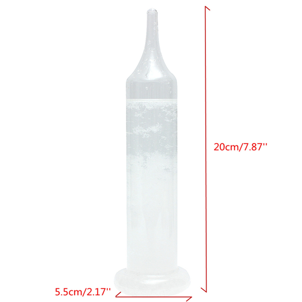 20cm Fitzroy Storm Glass Barometer Weather Forecast Meteorology Detect Gift Home Decorations 6 20cm Fitzroy Storm Glass Barometer Weather Forecast Meteorology Detect Gift Home Decorations - Image 6