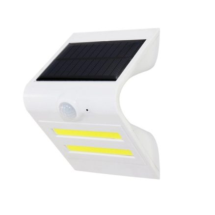 Solar Power PIR Motion Sensor COB LED Light Outdoor Garden IP65 Security Wall Light 3