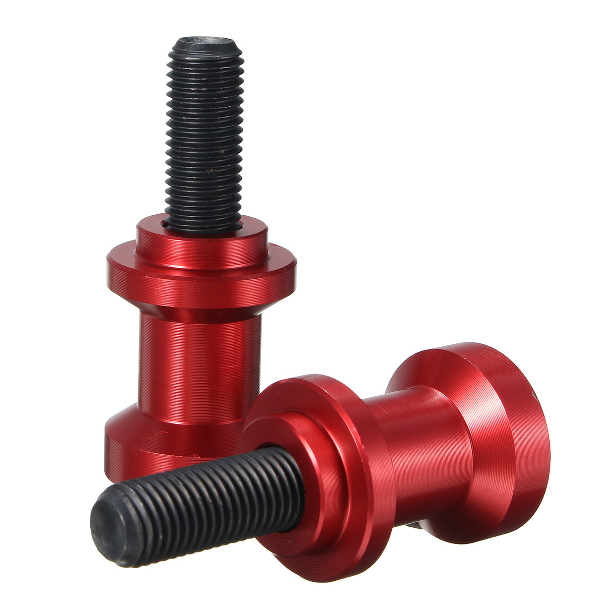 10mm Aluminum CNC Swing Arm Spools Bobbins Slider For Kawasaki ZX6R Yamaha FZR400 1 10mm Aluminum CNC Swing Arm Spools Bobbins Slider For Kawasaki ZX6R Yamaha FZR400