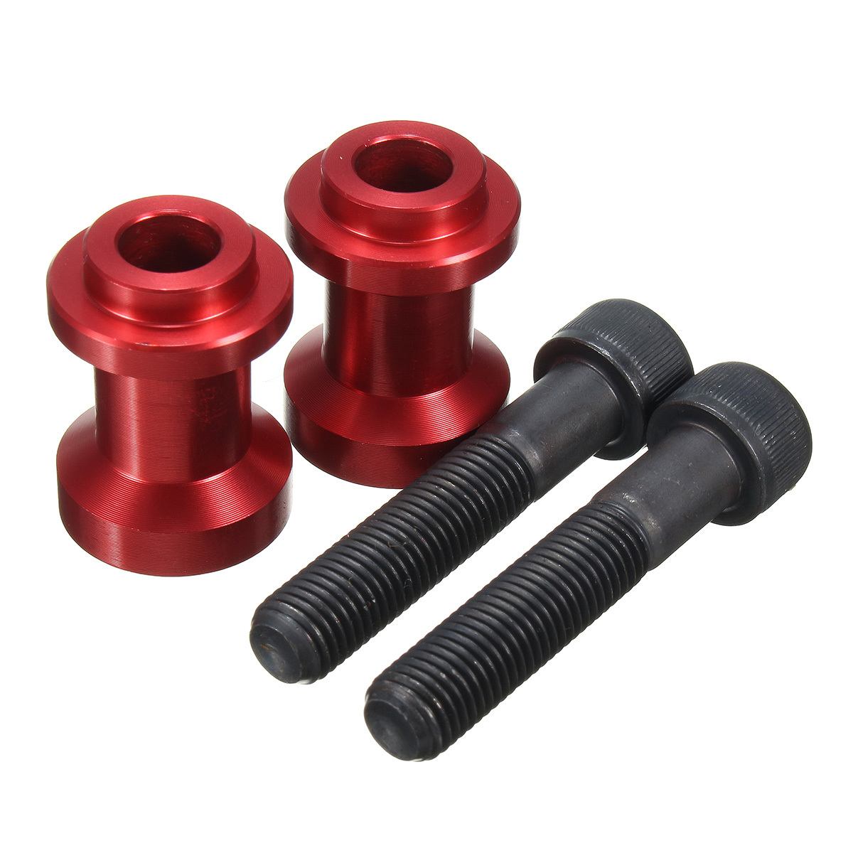 10mm Aluminum CNC Swing Arm Spools Bobbins Slider For Kawasaki ZX6R Yamaha FZR400 5 10mm Aluminum CNC Swing Arm Spools Bobbins Slider For Kawasaki ZX6R Yamaha FZR400 - Image 5