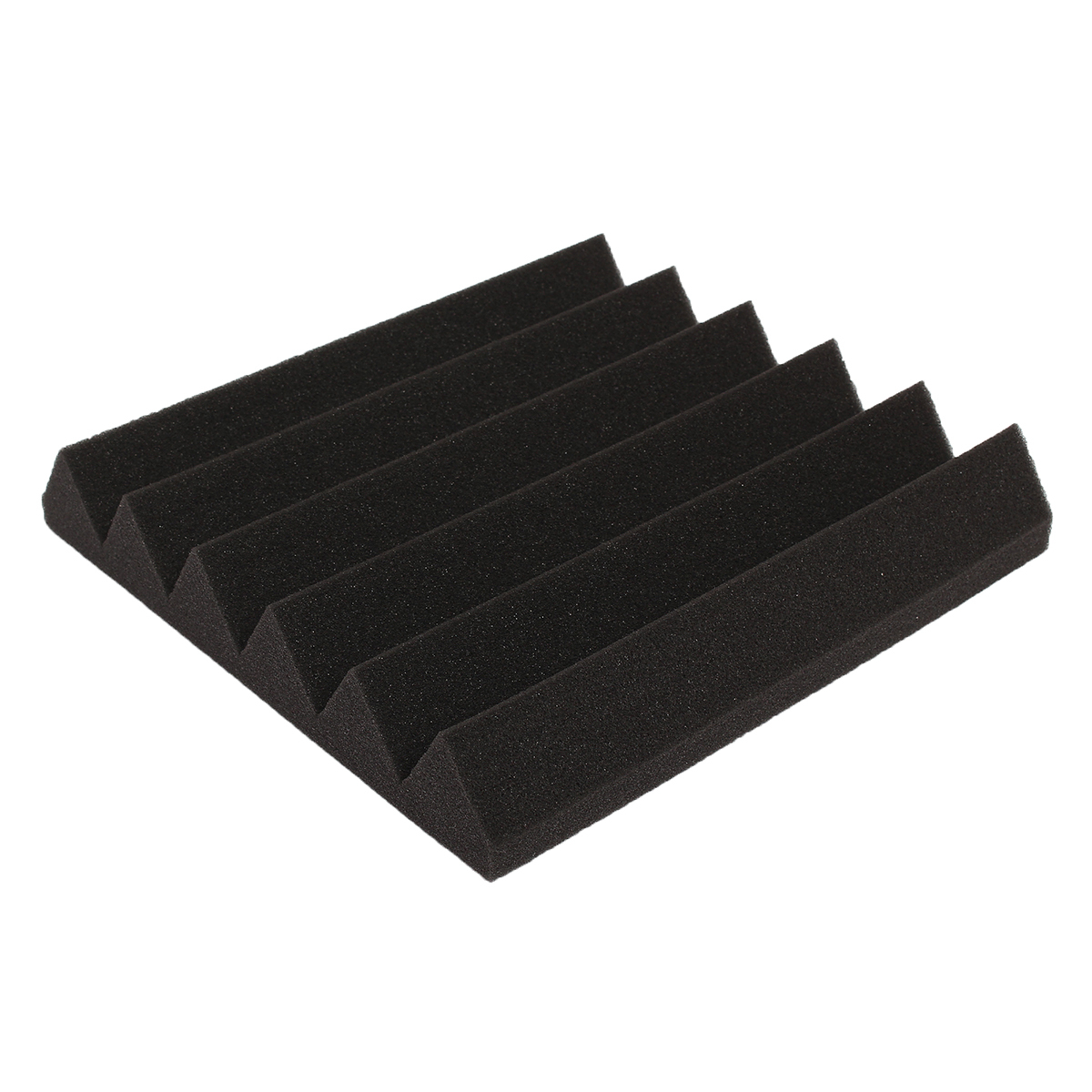 6Pcs 30x30x5cm Wedge Sound Insulation Studio Foam Red/Black 3 6Pcs 30x30x5cm Wedge Sound Insulation Studio Foam Red/Black - Image 3